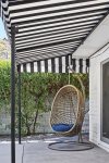 Unique chair off of master patio